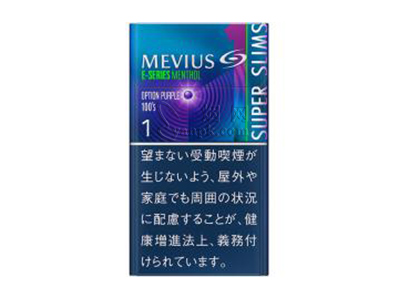 梅比乌斯(E-SERIES 1mg蓝莓爆珠超细长杆日版)香烟介绍以及价格一览.