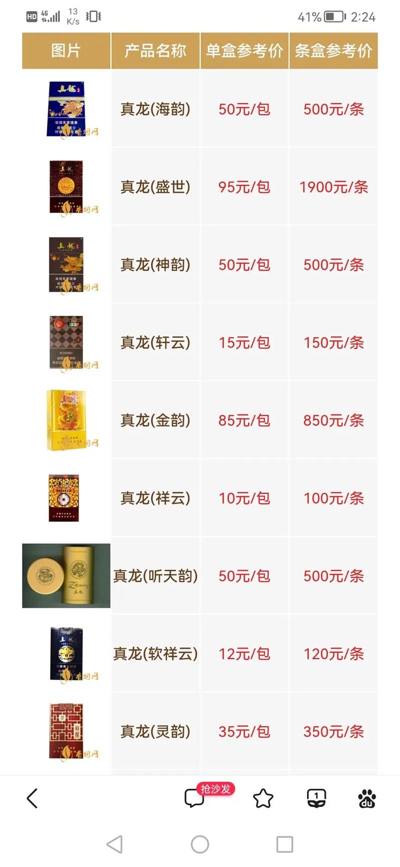 真龙(凌云中支)价格口感揭秘！