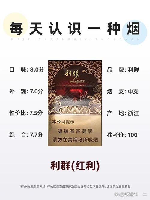 利群(红利)香烟价格口感揭秘！
