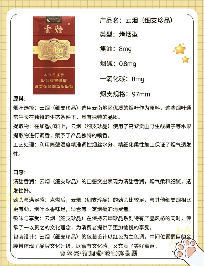 云烟珍品74mm价格口感揭秘！